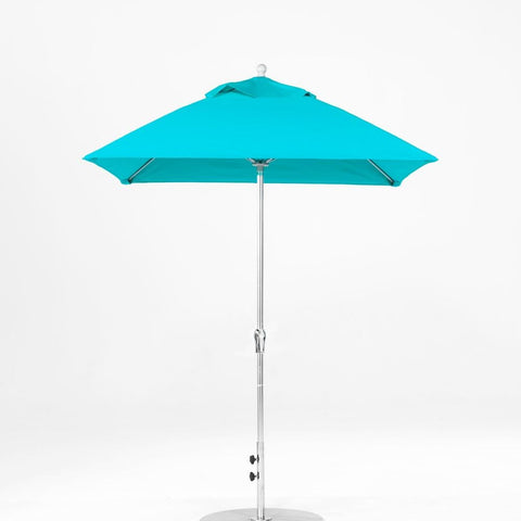 Monterrey 7.5’ Square Market Aluminum Umbrella with Crank Lift No Tilt - 464FMC-SQ