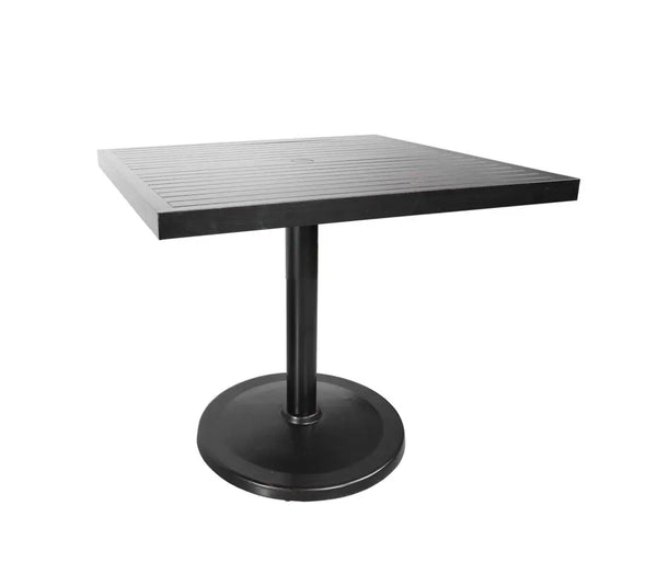 Monaco 24'' Square Pedestal Balcony Table