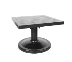 Monaco 24'' Square Pedestal Coffee Table