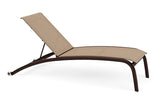 Edge Sling Stacking Chaise Lounge Armless