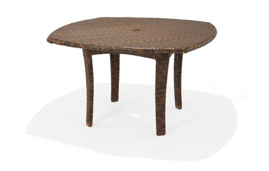 Savannah 48" Round Dining Table with Umbrella Hole