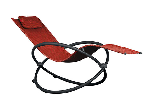 Orbital Lounger - Steel (Cherry Red)