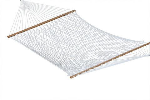 Polyester Rope Hammock - Double- White