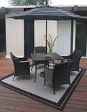 Outdoor Rug - Tweed - Ebony &amp Charcoal