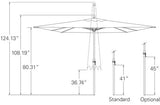 Market Aluminium - 8" x 11" Crank Lift