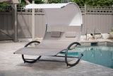 Double Chaise Rocker - Steel (Sienna)