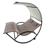 Double Chaise Rocker - Aluminum (Cocoa)