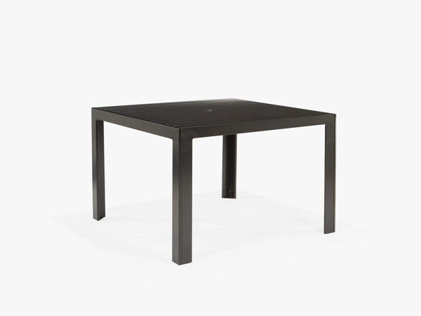 Meza 42" Square Dining Umbrella Table (with hole)