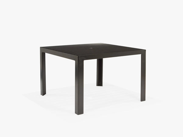 Meza 48" Square Dining Umbrella Table (with hole)